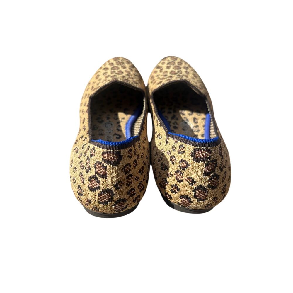 Rothy’s 8.5 The Loafer in Cheetah Leopard Ballet Flats Slip On Round Toe Shoes‎ - Picture 4 of 8